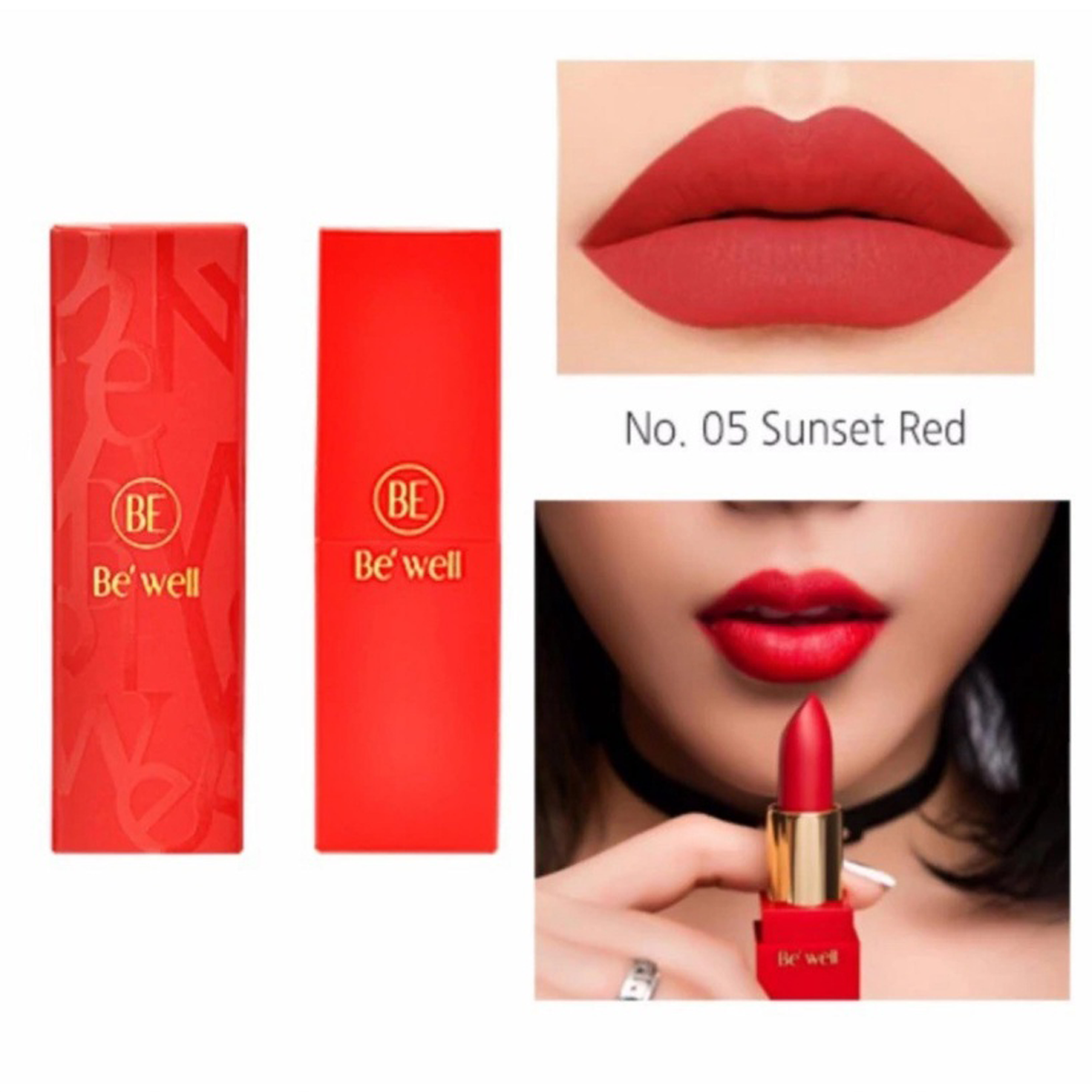 Son thỏi BE'WELL Matte Lip Color [ver01]